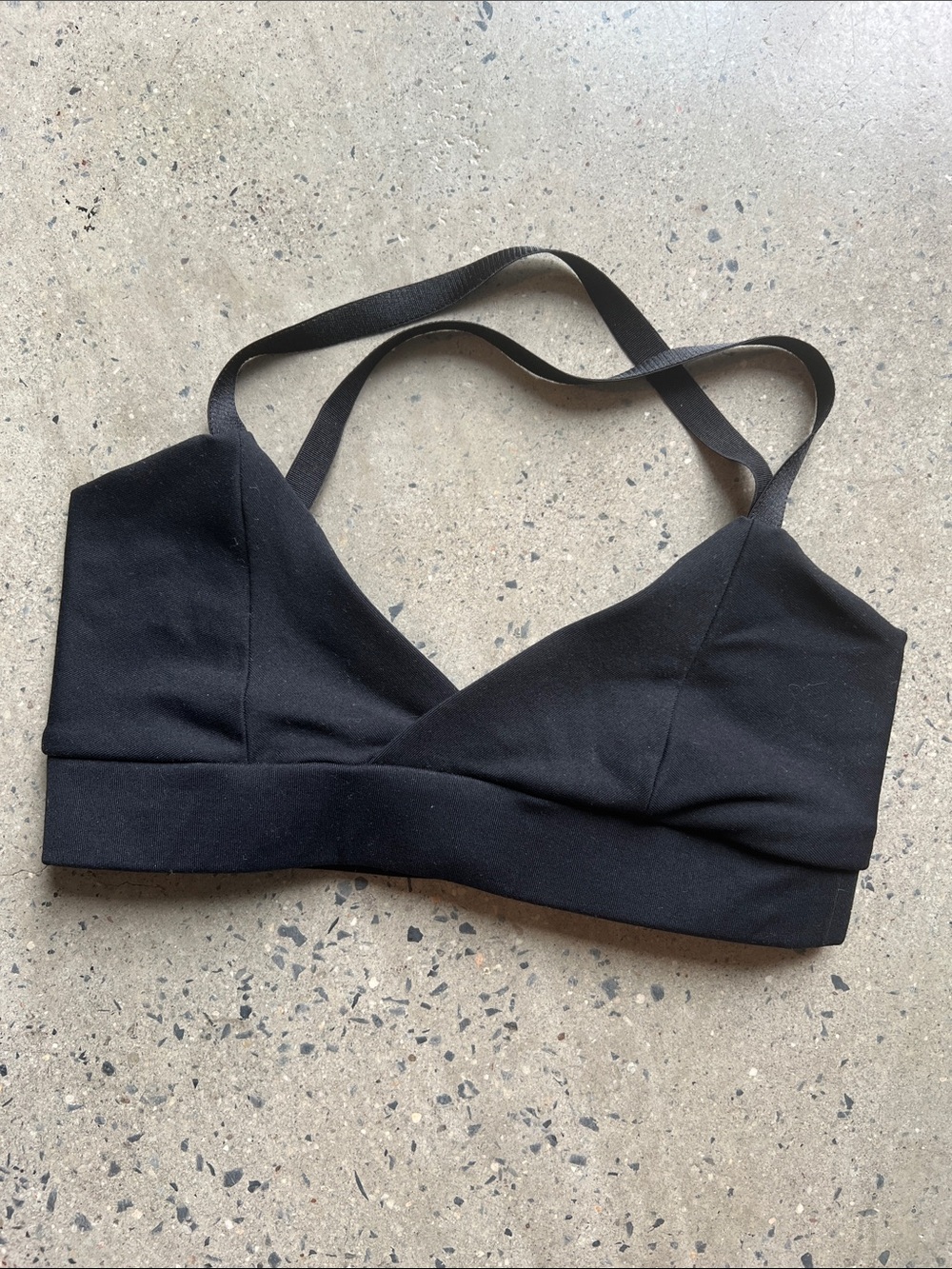 LIVE THE PROCESS Black Bra